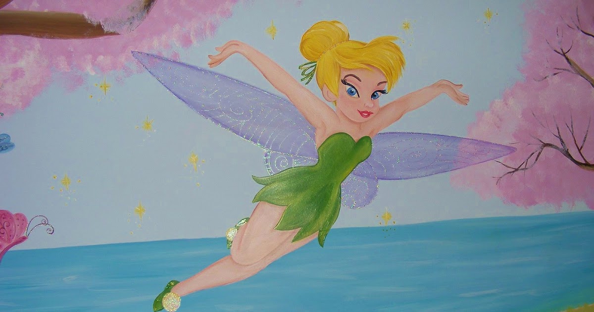 MURALES INFANTILES: Recamara TinkerBell