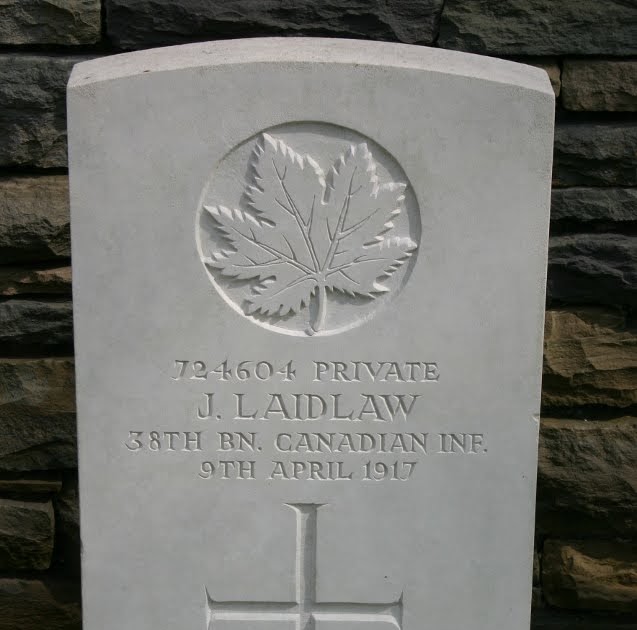 Soldiers of the 38th Private James Laidlaw