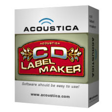 Acoustica CD DVD Label Maker 3.3 acoustica Acoustica CD DVD Label Maker 3.3