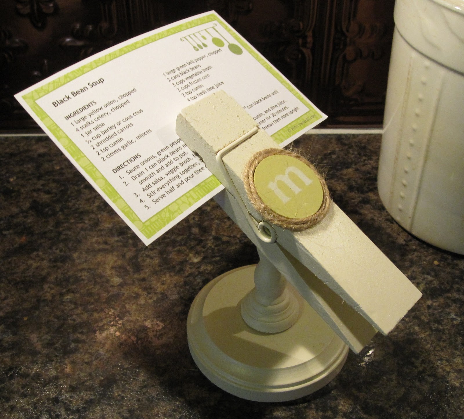 Life's Sweeter with Chocolate Recipe Card Holder