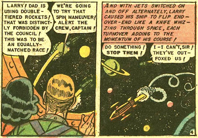 Flying spaceships and racing cars are not the same. Although I'm not sure just where that stupid loop-the-loop maneuver came from.