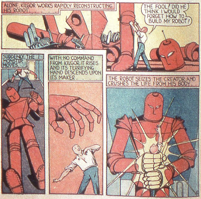 This is a surprisingly common problem in comic books...