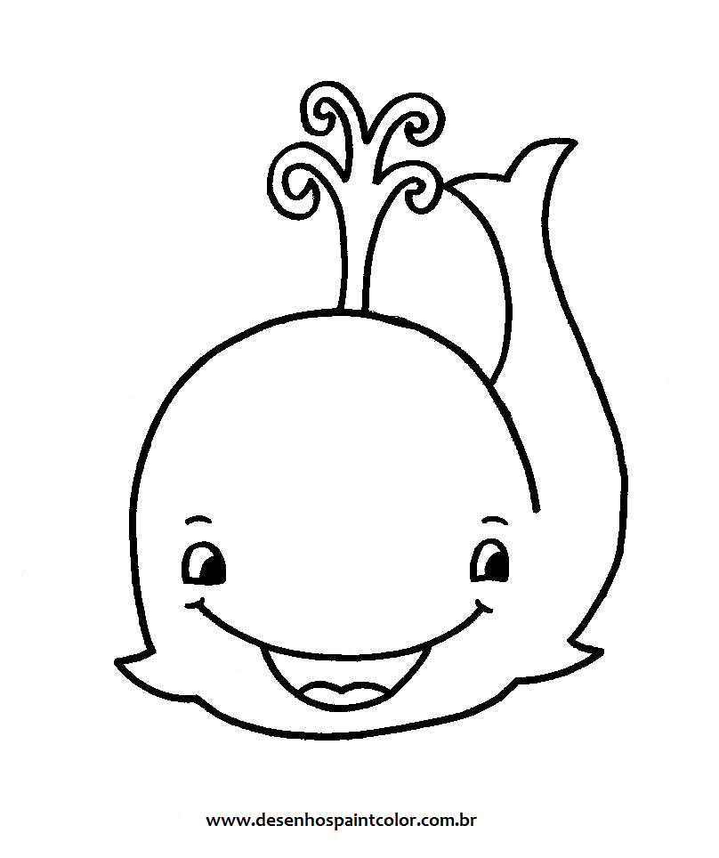 Desenho De Baleia Para Imprimir E Colorir Desenhos Tracos E Riscos Desenhos Para Colorir Desenhos de borboletas coloridas para imprimir. desenhos para colorir blogger