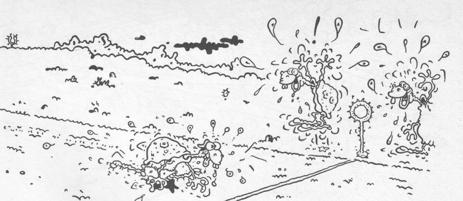 Blowing Raspberry Cartoon