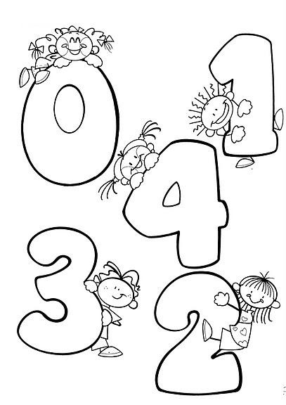 Moldes De Numeros Grandes Del 1 Al 10 Imagui