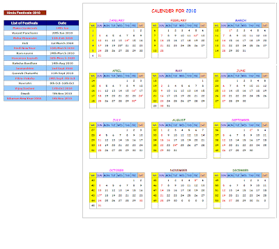 Calendar 2010 on Click On The Above Hindu Festival Calendar 2010 To Enlarge