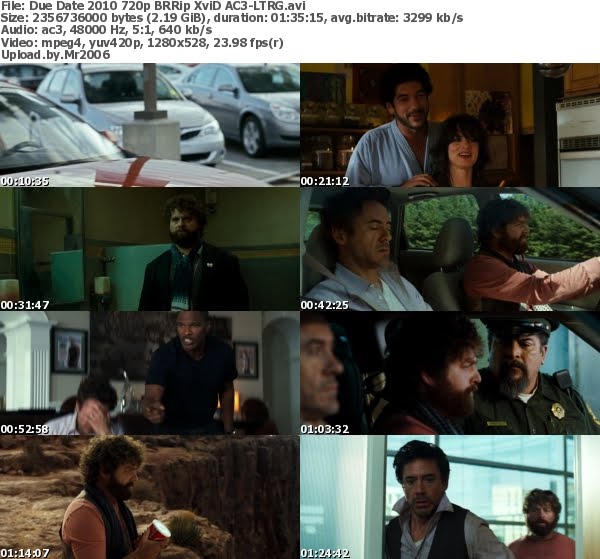 Due Date 2010-BRRip-720p-Dual Audio-Direct Links - Extra
