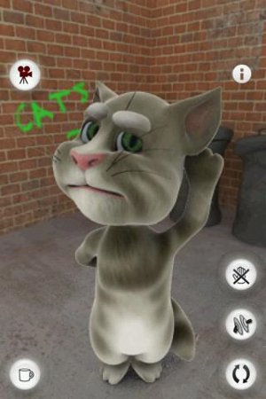 talking tom just cheered me up