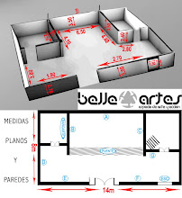 PLANOS, FOTOS, MEDIDAS Y PAREDES DE BELLEARTES