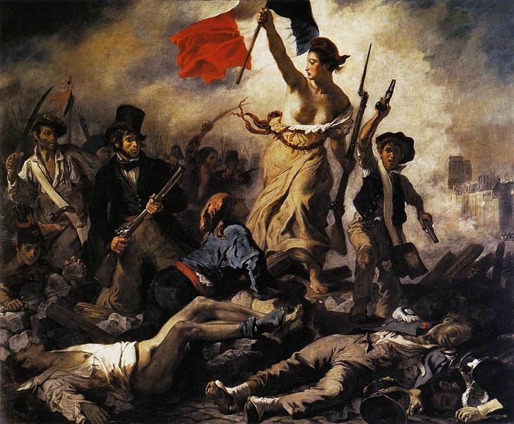 A Liberdade Guiando o Povo...Eugène Delacroix