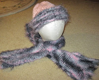 fun furry hat and scarf set
