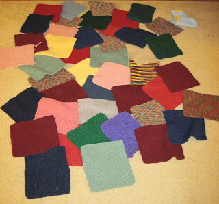 knitted squares