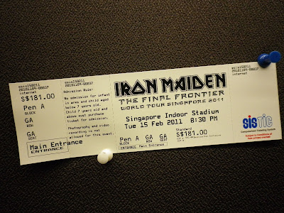 Iron Maiden: The Final Frontier World Tour, Singapore 2011