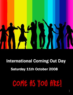 International Coming Out Day poster - 11th October