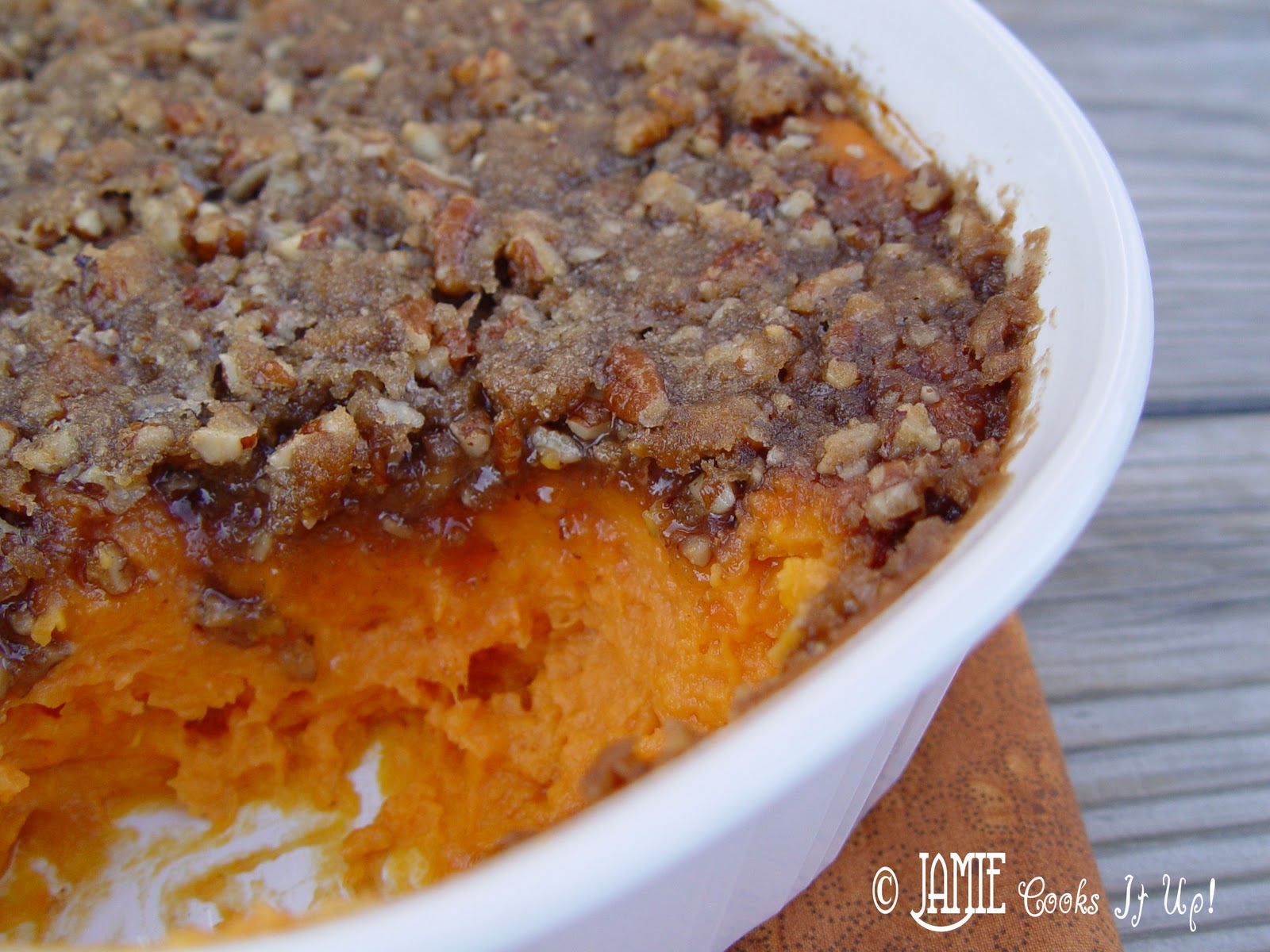 Yams with Sugared Pecans Jamie Cooks It Up