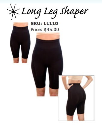 Nude Long Leg Shaper by Slimpressions Shapewear Large