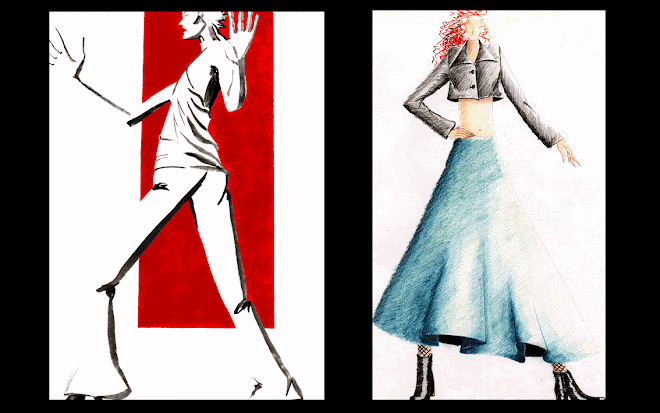 desenho de moda