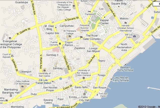 Cebu City Map