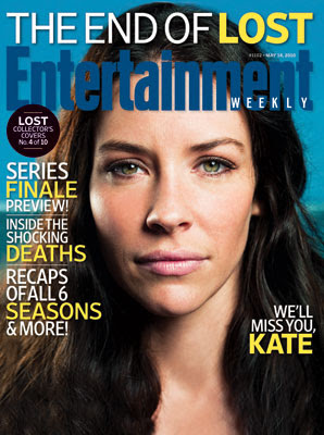 Entertainemnt Weekly Issue #1102 - May 14, 2010 - LOST Collector's Covers 4 of 10 - Evangeline Lilly as Kate Austen
