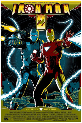 Iron Man 2 Screen Print by Mike Saputo