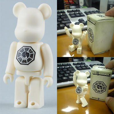 Lost - Diamond Exclusive 100% Dharma Be@rbrick Vinyl Figure