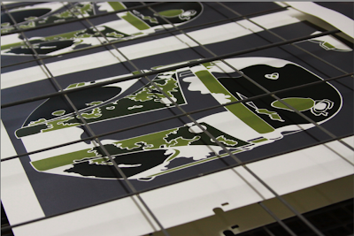 Star Wars - Production of David Flores' Bounty Hunter (Boba Fett) Screen Print