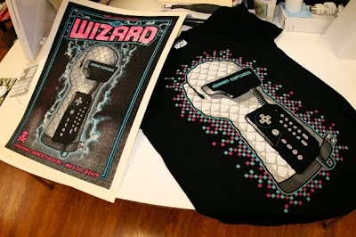 Johnny Cupcakes x The Wizard - Limited Edition Power-Mitt Poster and T-Shirt