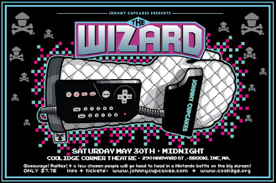 Johnny Cupcakes x The Wizard - The Wizard Screening on Saturday May 30th at the Coolidge Corner Theater in Boston Official Poster