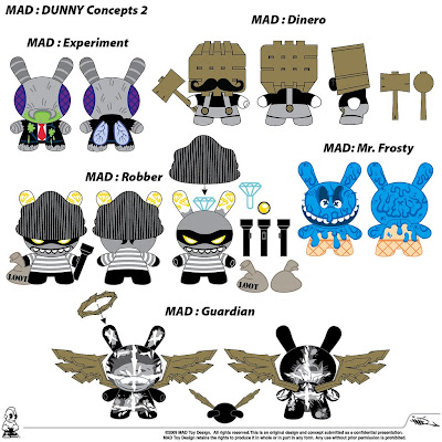 Kidrobot - MAD's 2009 Dunny Concept Designs 2