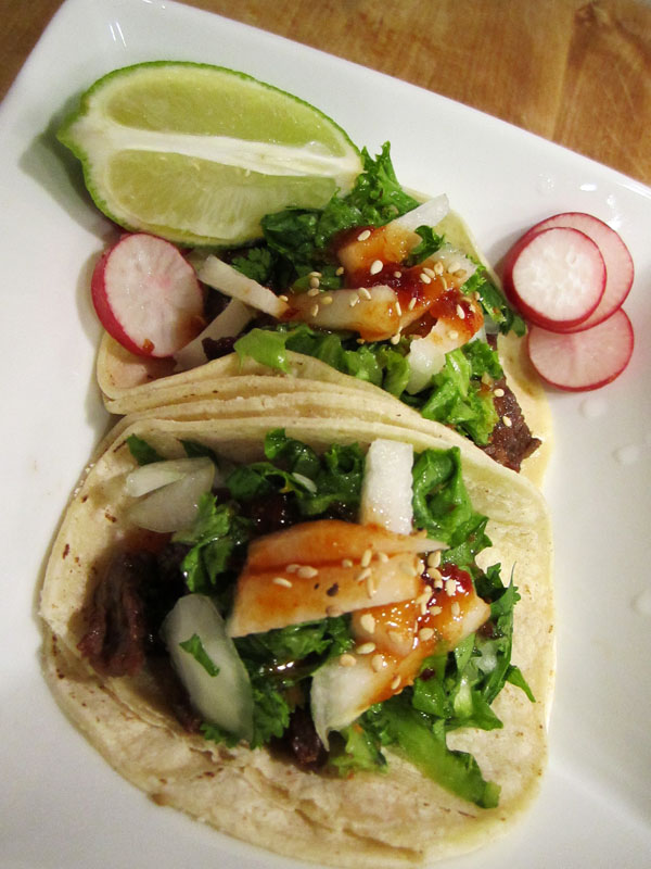 random food ventures Korean Short Rib Tacos (Galbi Tacos)