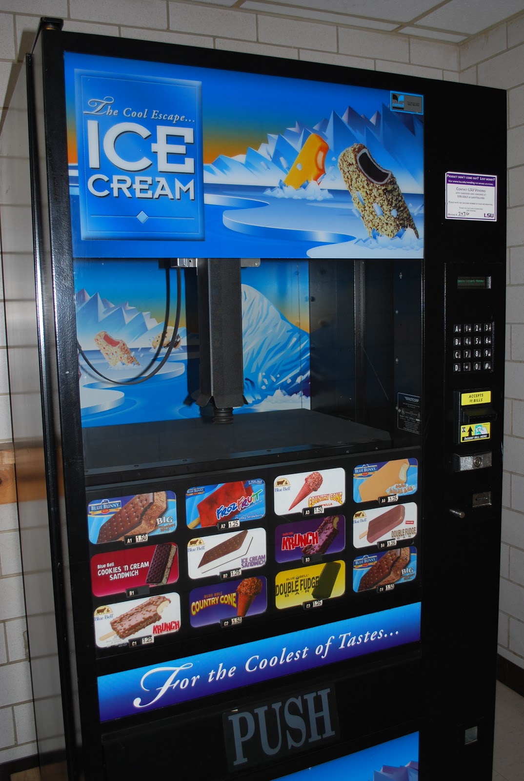 Vacuum Ice Cream Vending Machine