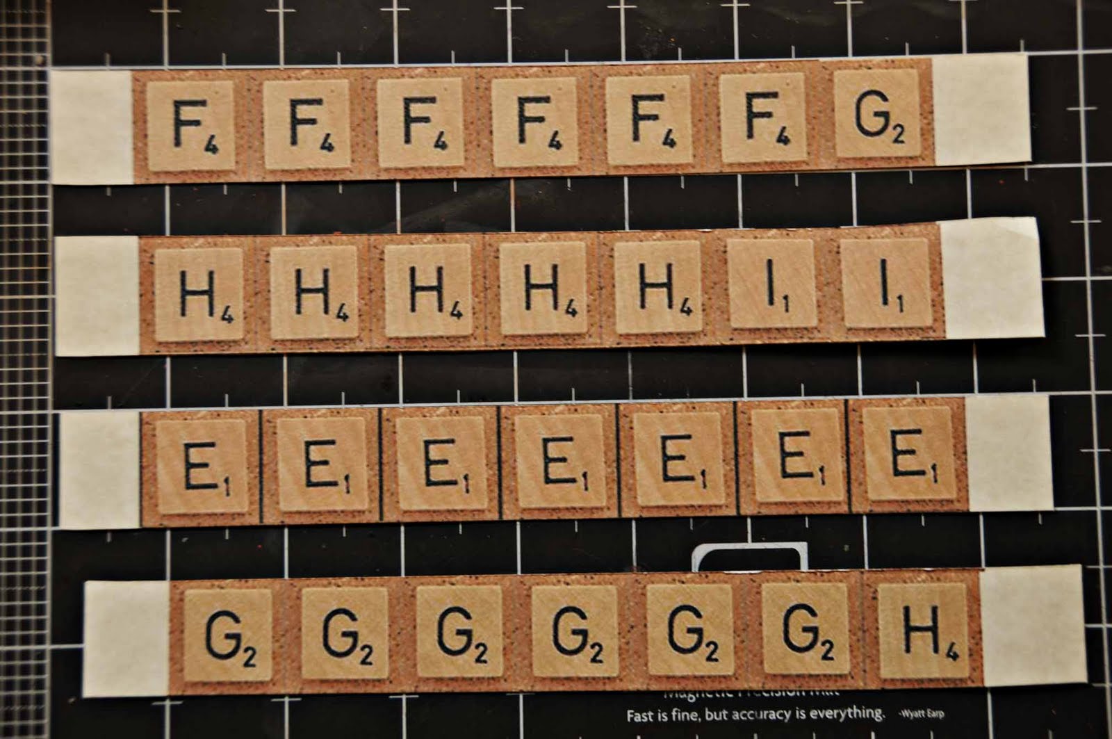 What A Beautiful Mess FAUX SCRABBLE LETTERS TUTORIAL