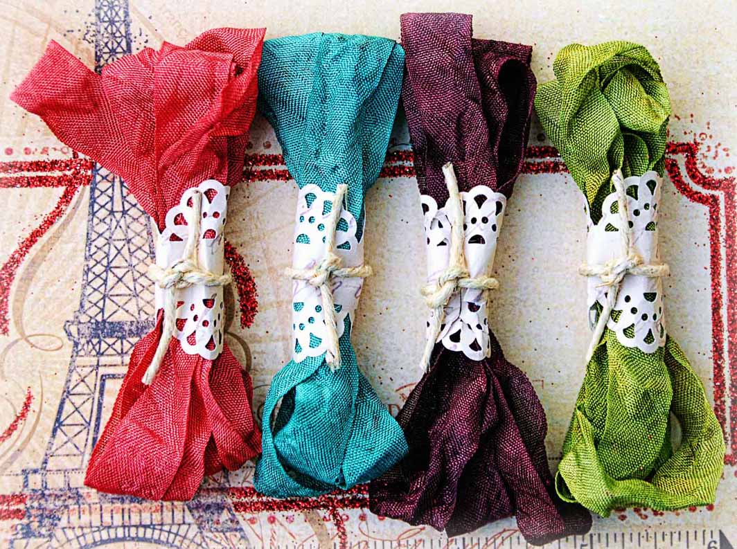 What A Beautiful Mess ***How to Hand Dye Vintage Seam Binding Tutorial***