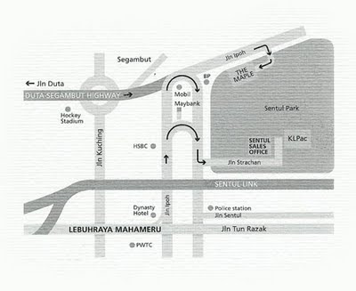 Sentul Map
