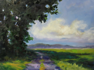 Nel's Everyday Painting: Simple Landscape - SOLD