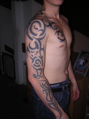 celtic arm tattoo. tattoo Male Tribal Tattoo Arm