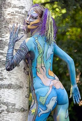 Body Painting on Girl