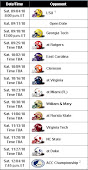 UNC Schedule