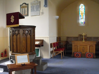 Chancel area at Winchburgh Church