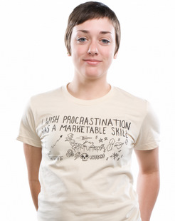 [threadless+tee+t-shirt+apparel+clothing+men+women+twitter+procrastination+funny+slogan.jpg]