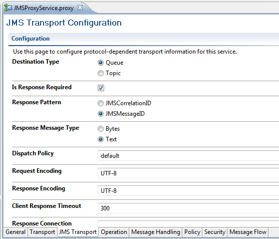 Required and JMSMessageID