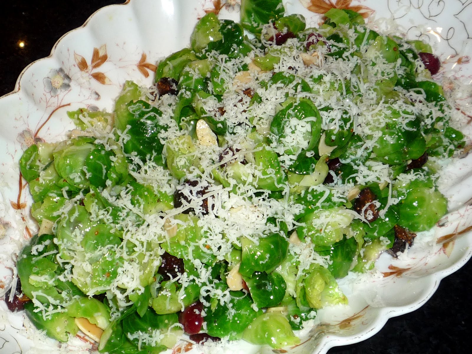 Dishing It Out Brussels Sprout Salad with Mustard Vinaigrette