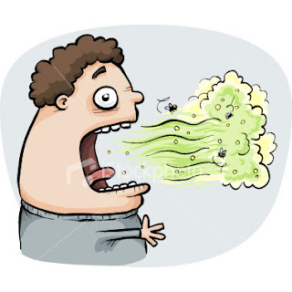 Bruce Banner, aka the Incredible Hulk has a really bad breath!