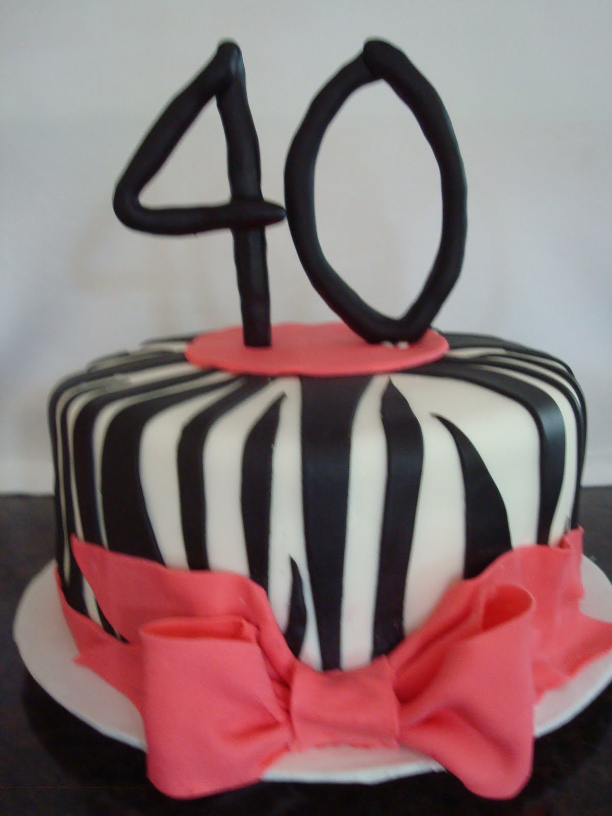 kara bakes: 40th Birthday Cake