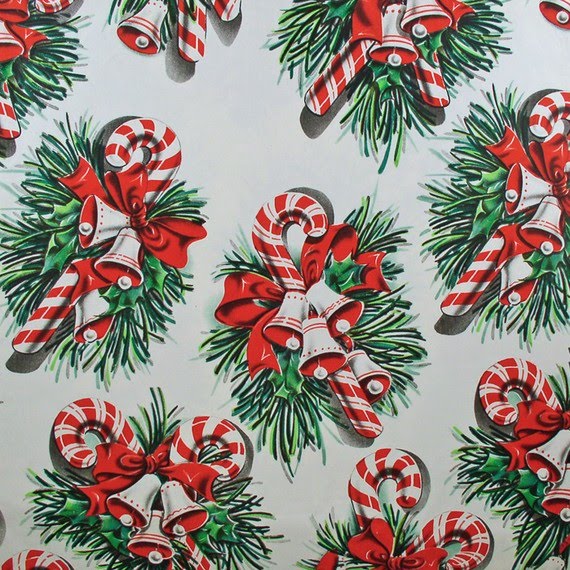 1950's Christmas Paper  Vintage christmas wrapping paper, Vintage  christmas, Christmas paper