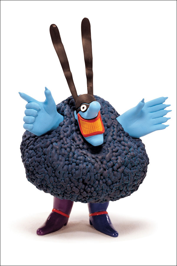 Blue Meanie Face