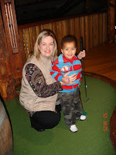 shammah's first game of mini golf!