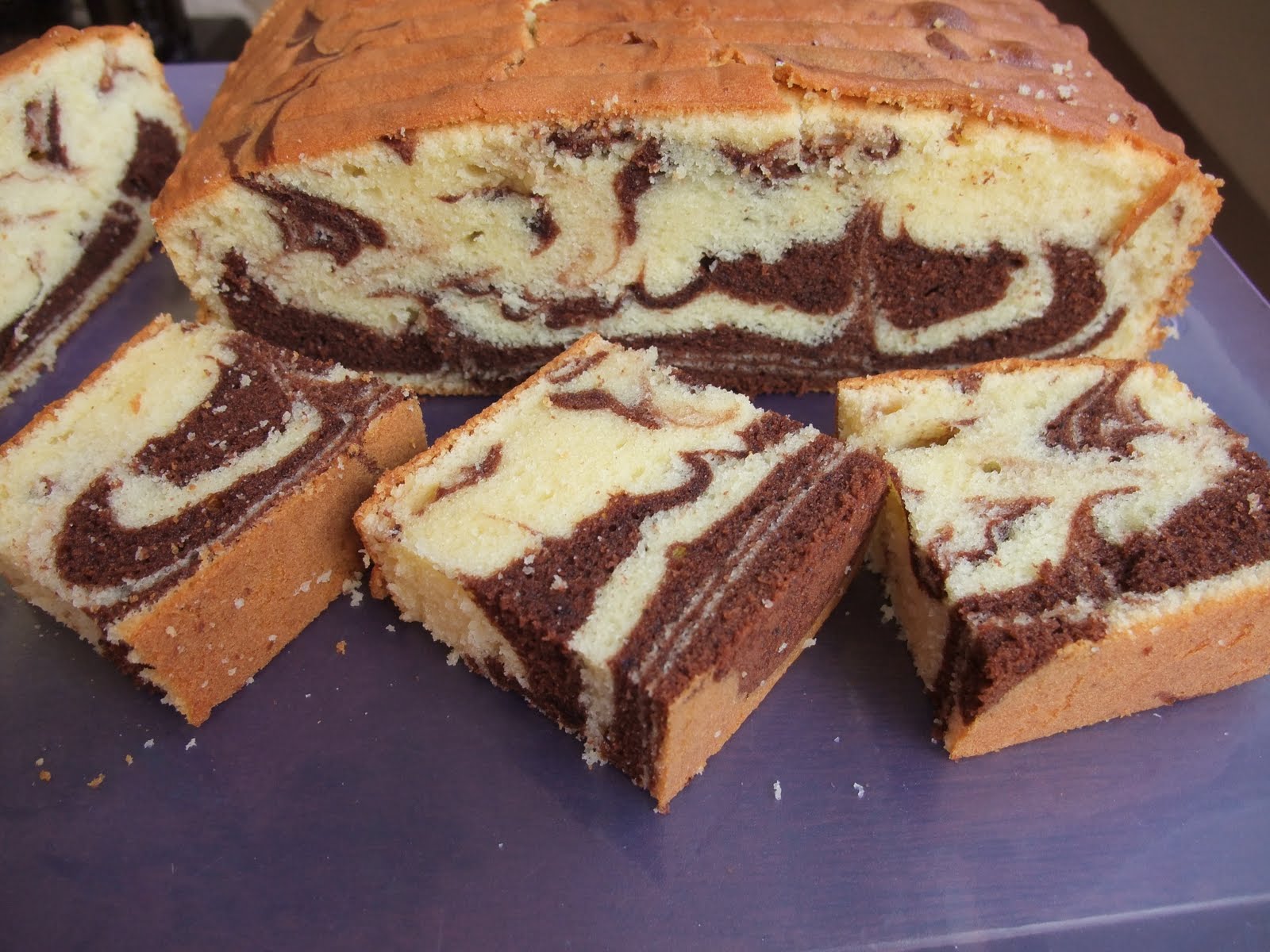 Veronica's Kitchen THE BEST MARBLE BUTTER CAKE