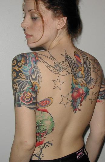 Label: Beautiful Tattoo - Back 