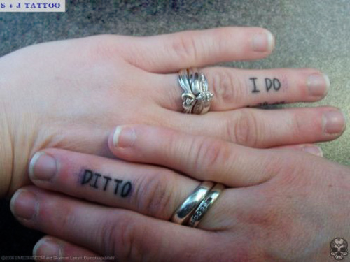 Wedding Ring Tattoo Designs